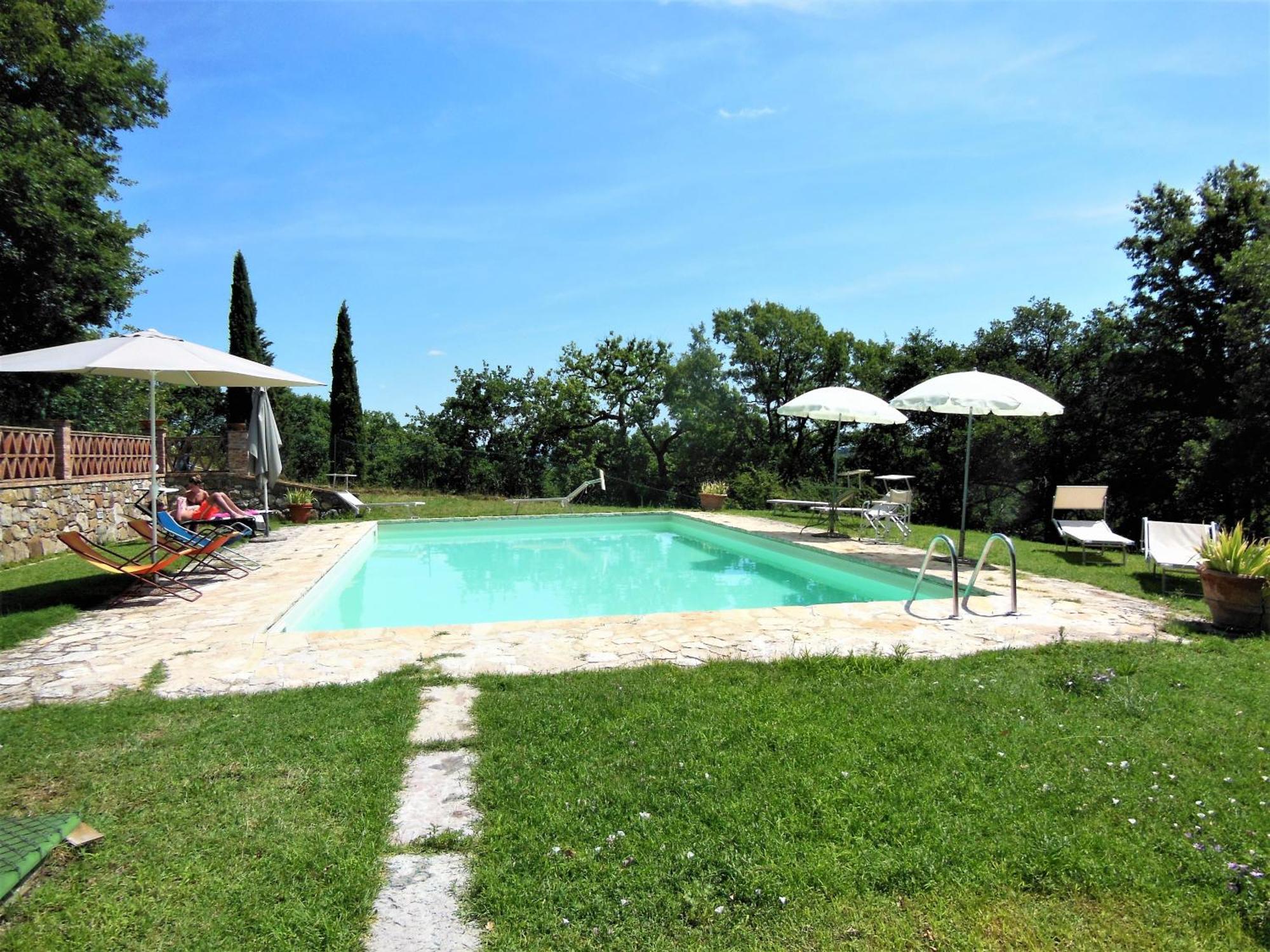 Villa La Fontaiola à Le Piazze Extérieur photo